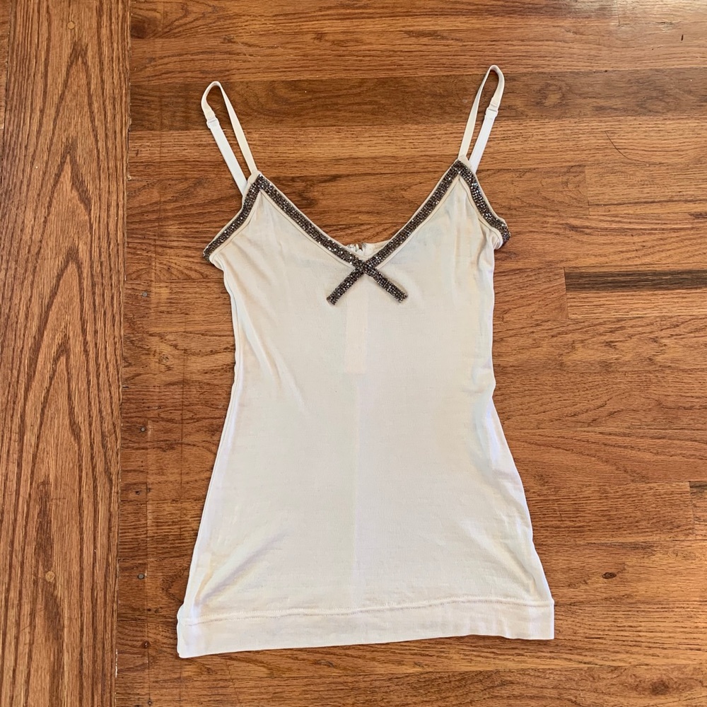Dolce and Gabbana Y2K Camisole Rhinestones Sz 4
